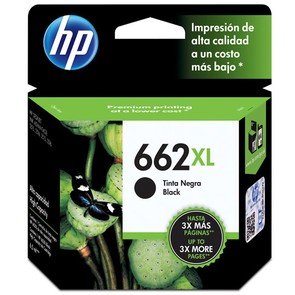 HP 662 Tinta negra XL
